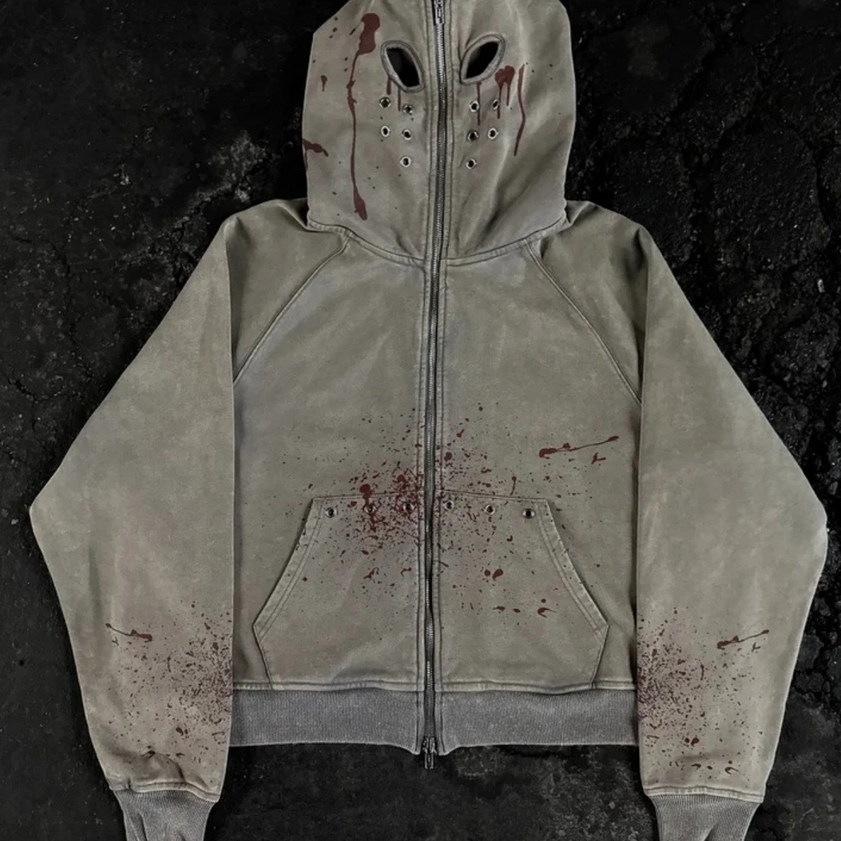 Y2K Printed Pullover Hoodie Street Style