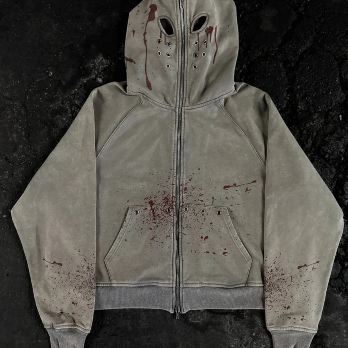 Y2K Printed Pullover Hoodie Street Style