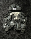 Y2K 3D Printed Zip Hoodie