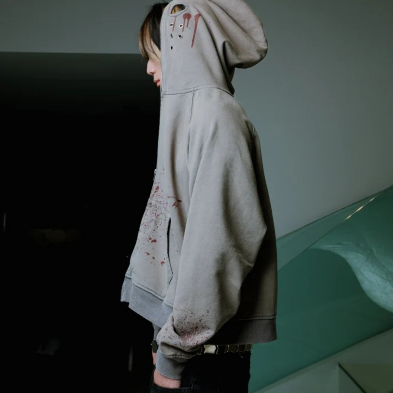 Y2K Printed Pullover Hoodie Street Style