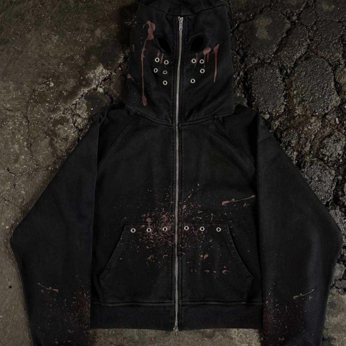 Y2K Printed Pullover Hoodie Street Style